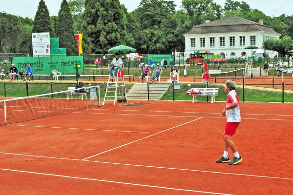 Entspannter Blick über die Anlage