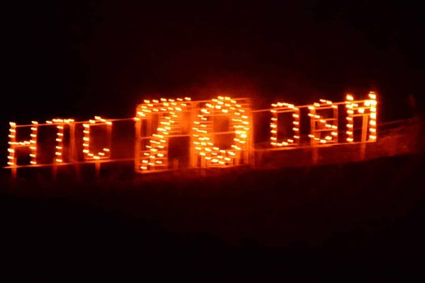 Flammendes Schauspiel